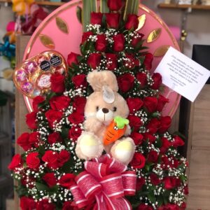 ramo grande chocolate y peluche